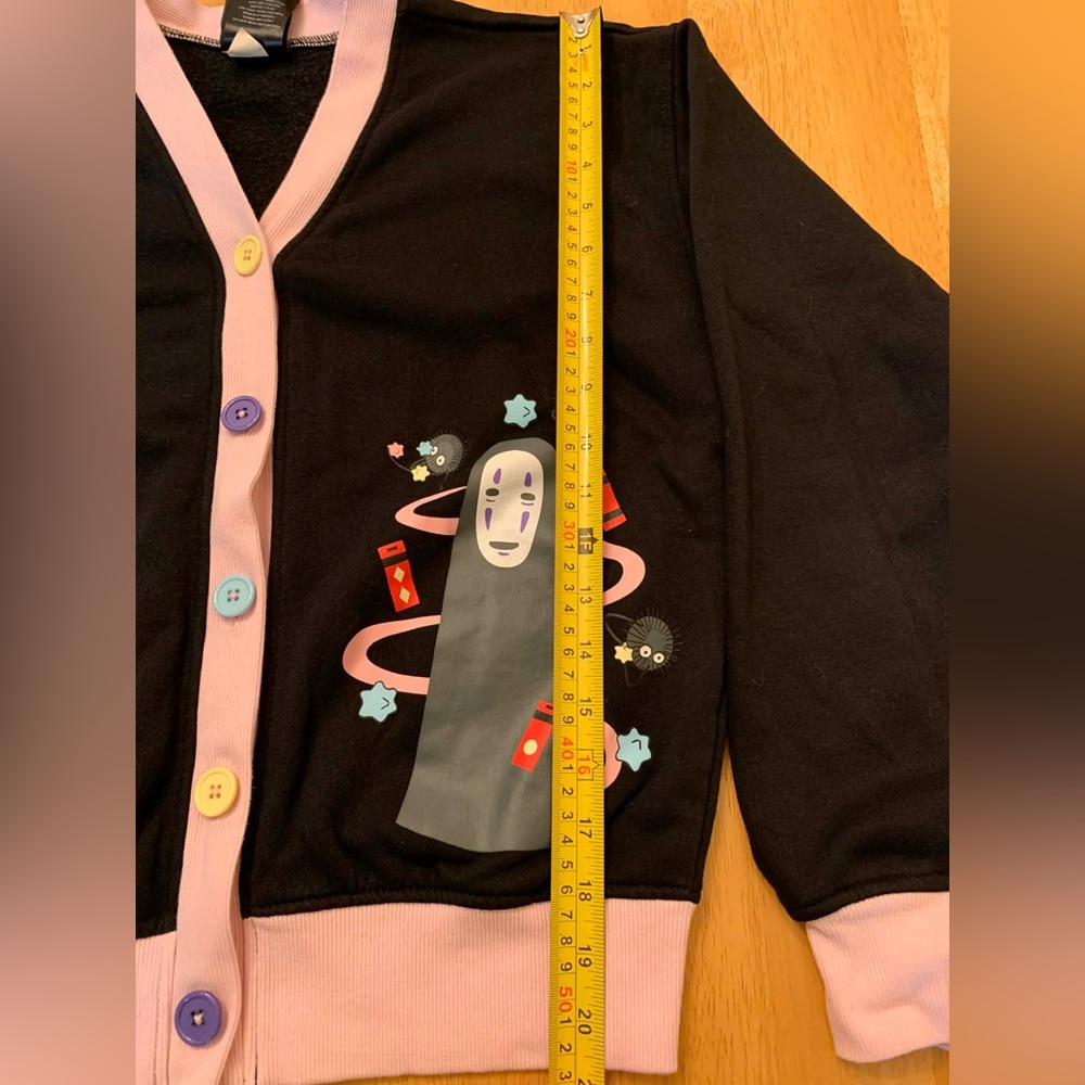 Her Universe Spirited Away Black and Pink Cardigan Size Small - Picture 7 of 10